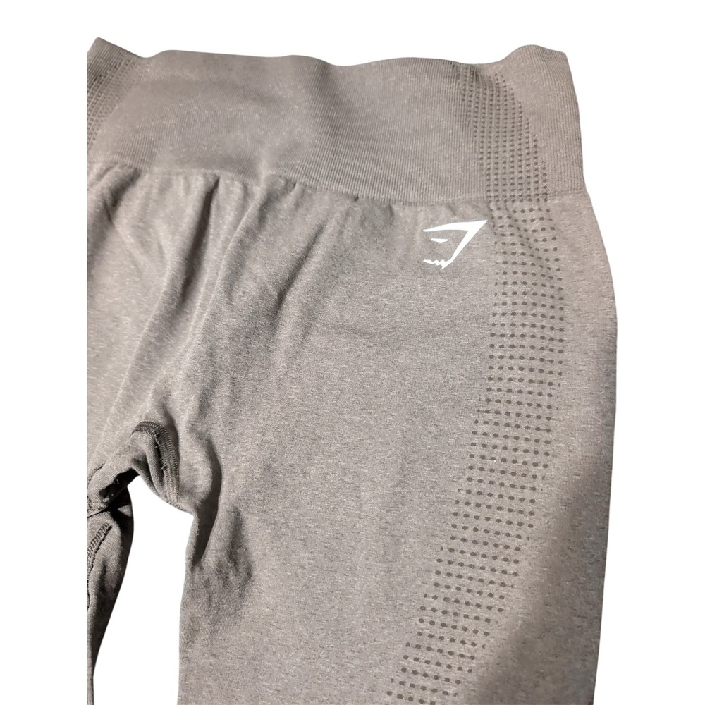 Gymshark Vital Seamless Leggings‎ Taupe Marl High Waisted Yoga Pants Sz S A4 - Picture 3 of 6